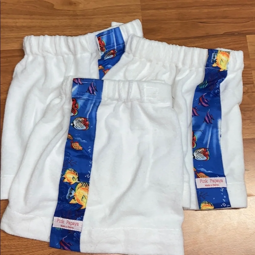 NWOT Made in Hawaii Pink Papaya Kid’s Towel Wrap